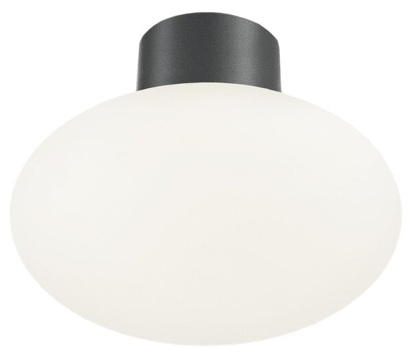 Ideal Lux - Venkovní stropní svítidlo CLIO 1xE27/42W/230V pr. 28 cm IP44 antraci