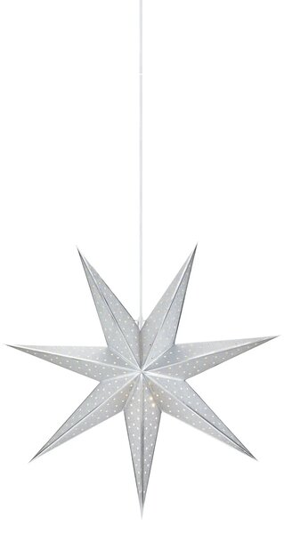 MAR 705789 Glitter stříbrná závěsná hvězda 45 cm - Markslöjd