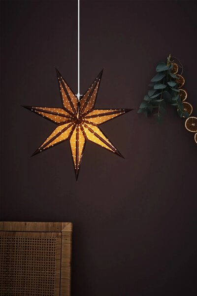 MAR 705793 Glitter bronzová závěsná hvězda 45 cm - Markslöjd