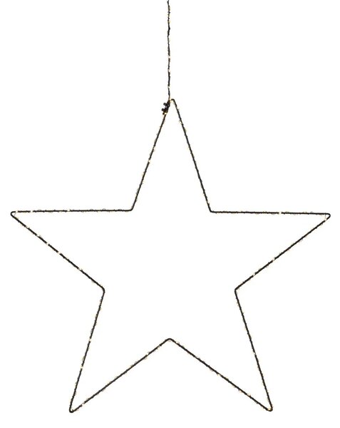 MAR 705826 Alpha černá závěsná hvězda 45 cm - Markslöjd