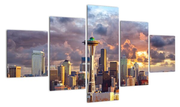Panorama města - obrazy (125x70cm)