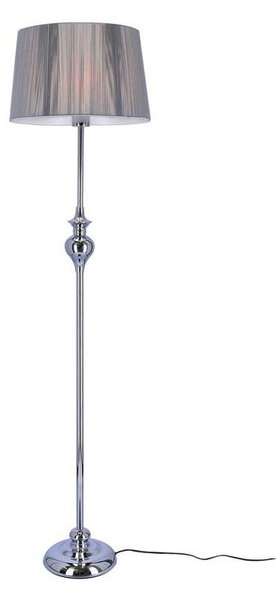 Stojací lampa GILLENIA 1xE27/60W/230V stříbrná