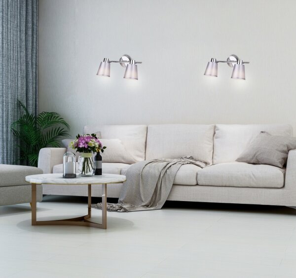 Nástěnné svítidlo PIN 2xE14/40W/230V