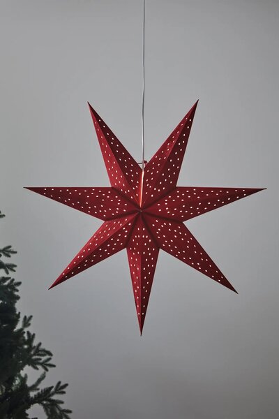 MAR 704902 Clara červená závěsná hvězda 75 cm - Markslöjd