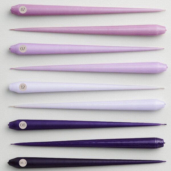 Svíčka Slim 32 cm – 47 Dusty Lilac