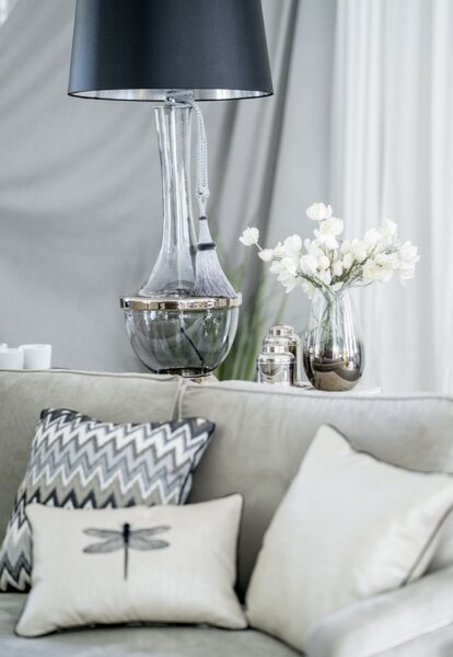 4concepts Designová stolní lampa TROYA PLATINUM