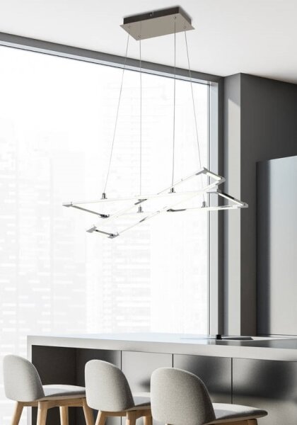 LED Lustr na lanku KSEROS LED/35W/230V