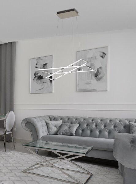 LED Lustr na lanku KSEROS LED/35W/230V