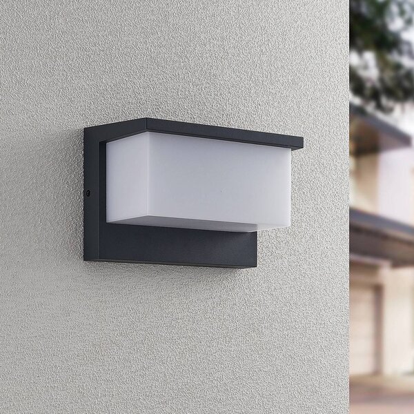 Trio Lighting LED venkovní nástěnné světlo Nestos, IP54, Černá, Hliník, Moderní