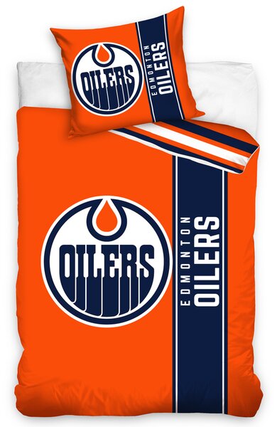 Hokejové povlečení NHL Edmonton Oilers Belt Rozměr: 140x200 + 70x90