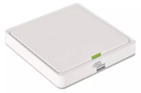 Vypínač 1-tlačítkový GoSmart 1xCR2430 Tuya bílá