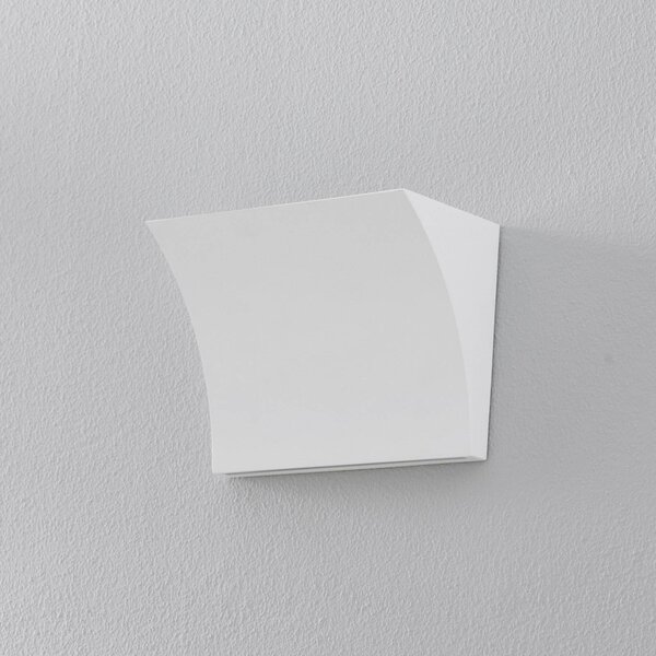 FLOS Pochette - nástěnná lampa LED, přímá/nepřímá, Bílá / opál, Obývací pokoj / jídelna, kov, Design
