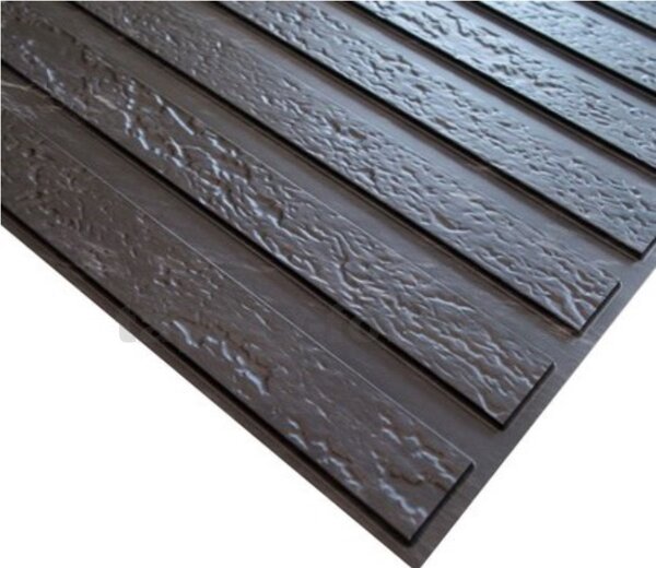 Obkladové panely 3D PVC TP10034021, cena za kus, rozměr 970 x 500 mm, kamenné pásy černé, GRACE
