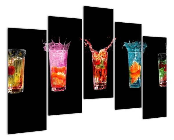 Obraz do kuchyně - letní drinky (125x90cm)