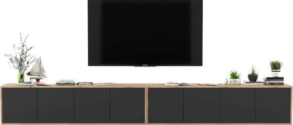 Nástěnná TV skříňka Meble Lindner 300 cm x 39 cm x 35 cm