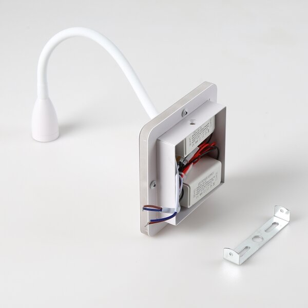 Brilagi - LED Flexibilní nástěnná lampa MAYA Double LED/4W/230V + LED/3W bílá