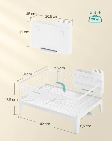 Odkapávač na nádobí KCS550WG01