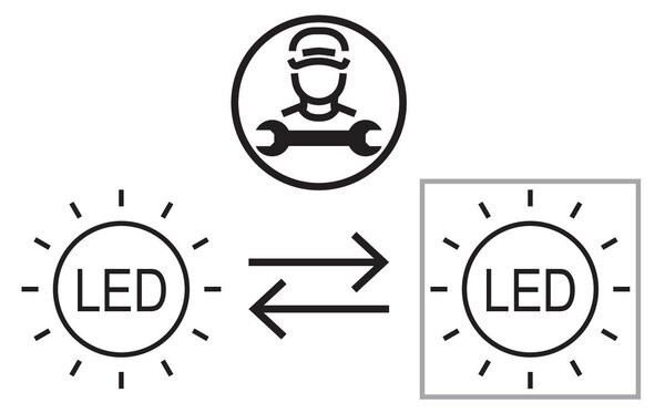 NÁSTĚNNÉ LED SVÍTIDLO, 2,5/48 cm - Nástěnná svítidla k posteli