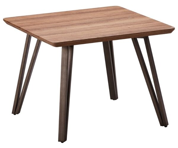 Ořechový konferenční stolek Marckeric Candi 60 x 60 cm
