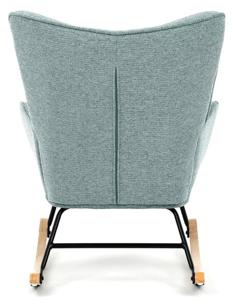Houpací křeslo YAO – modrá, látka, ergonomický design