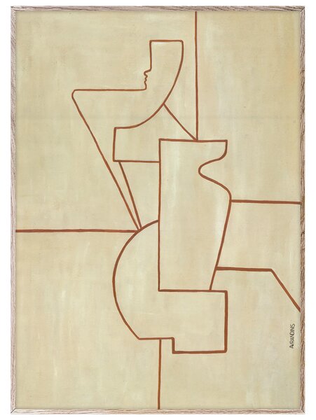 Paper Collective designové moderní obrazy Antic Ideal 01 (50 x 70 cm)