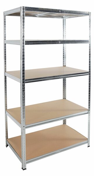 Linder Exclusiv Kovový regál 180x90x40 cm 5 polic