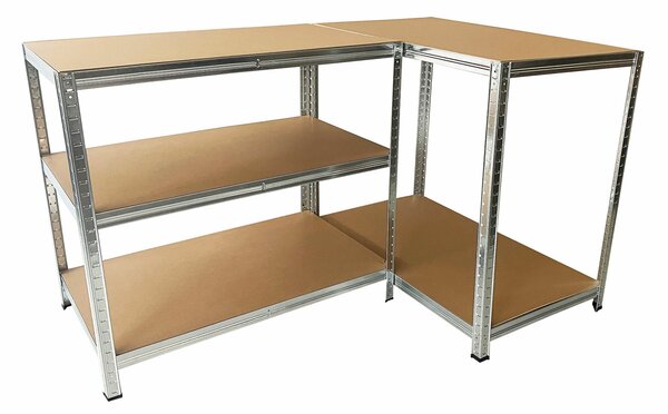 Linder Exclusiv Kovový regál 180x90x40 cm 5 polic