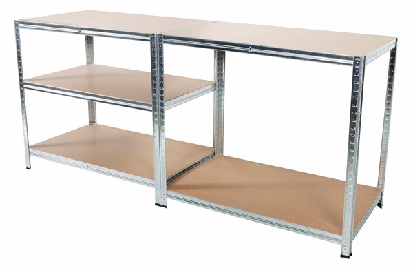 Linder Exclusiv Kovový regál 180x90x40 cm 5 polic