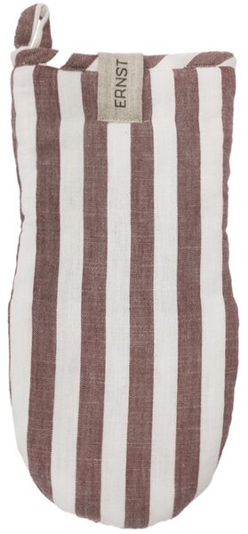 ERNST Rukavice na vaření Wide Stripes - Red EF463