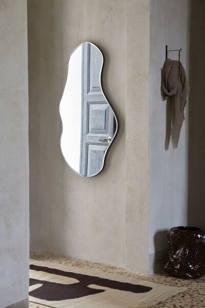 Designové nástěnné zrcadlo Pond Brass – large