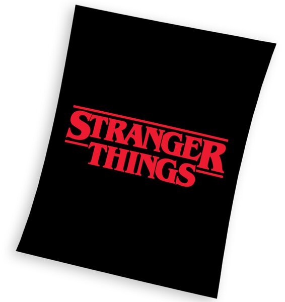 Dětská deka Stranger Things Black 150x200 cm