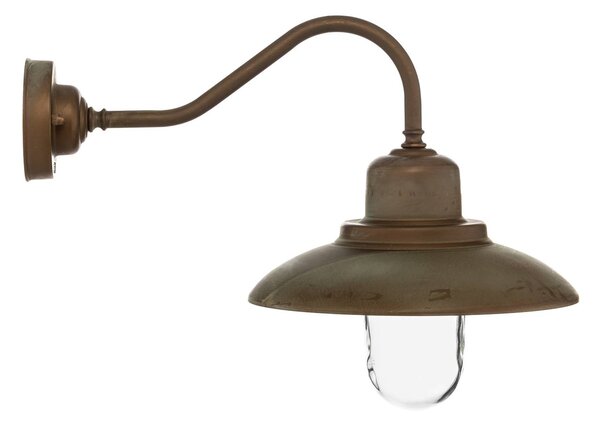 Moretti Luce Venkovní nástěnné světlo Patio starobylá mosaz-měď, Bronz / starožitná mosaz, Mosaz, Námořnický