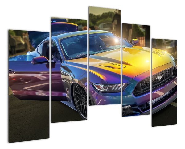 Obraz auta Mustang (125x90cm)