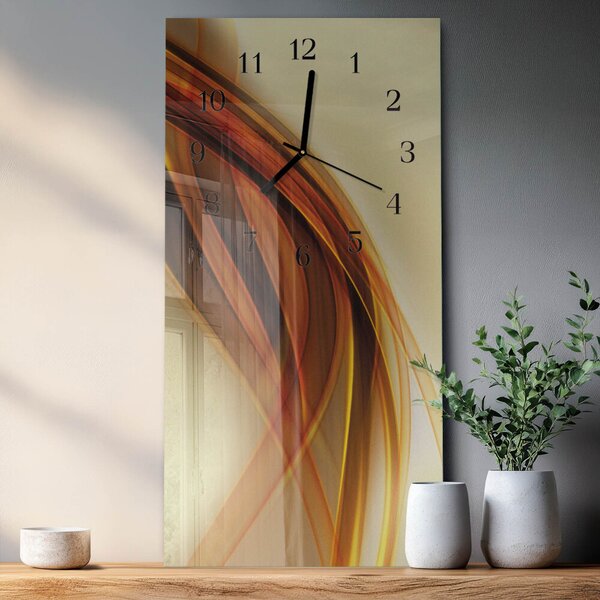 Skleněné hodiny vertikální Vzor zsppc-30x60-00182795
