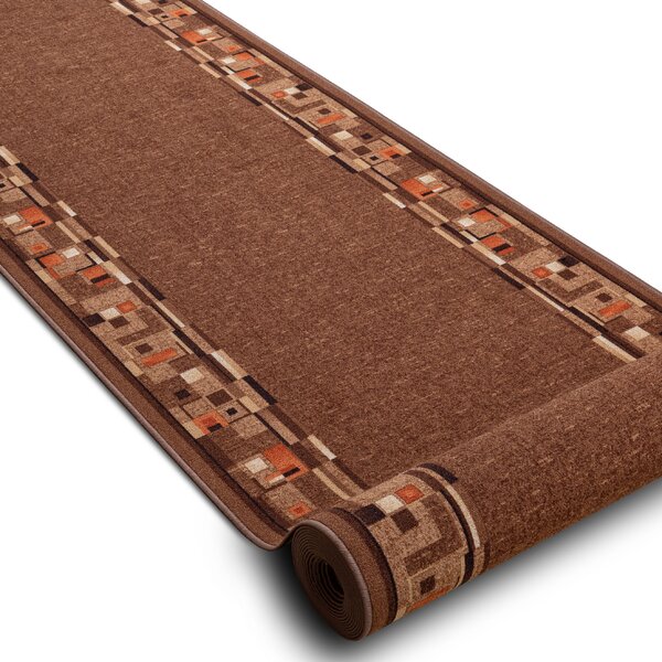 Associated Weavers Běhoun pogumovaný BOMBAY hnědý Šíře: 67 cm