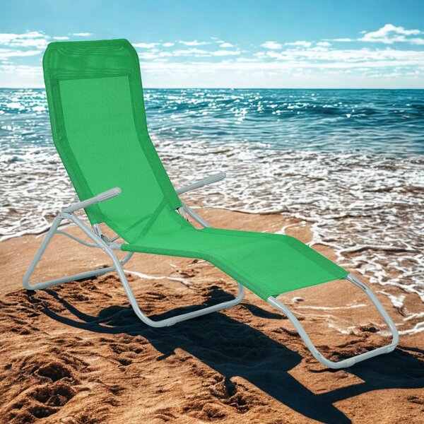 Zahradní lehátko Aga SIESTA Zelené