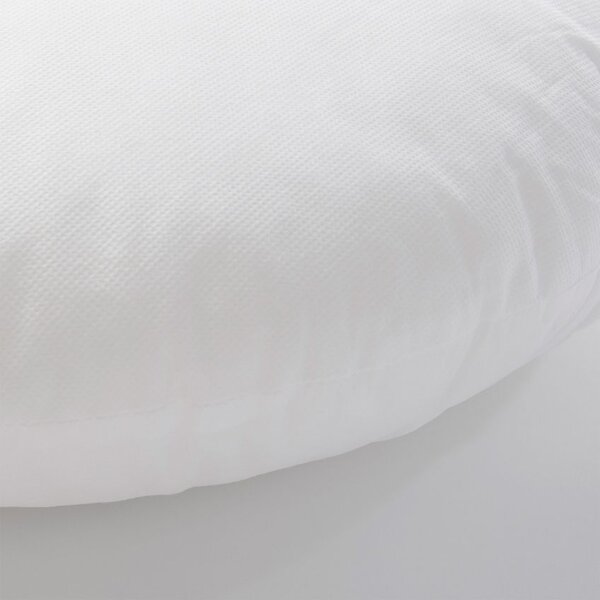 Bílá kulatá polyesterová výplň do polštáře Kave Home Fluff 45 cm