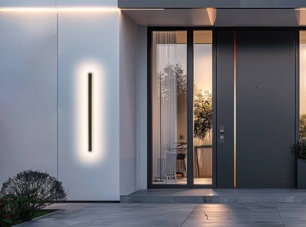 LED Venkovní nástěnné svítidlo STICK LED/28W/230V IP65 3000K 90 cm