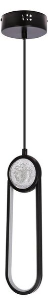 LED Lustr na lanku LACRIMA LED/15W/230V 3000K černá