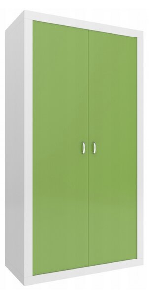 Šatní skříň FILIP 2D (různé barvy), Zelená