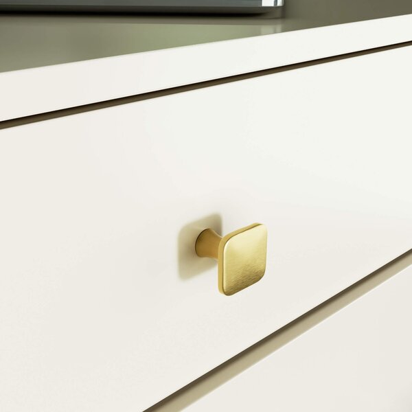 Ak furniture Komoda MOBI K-04 kašmír/zlatá