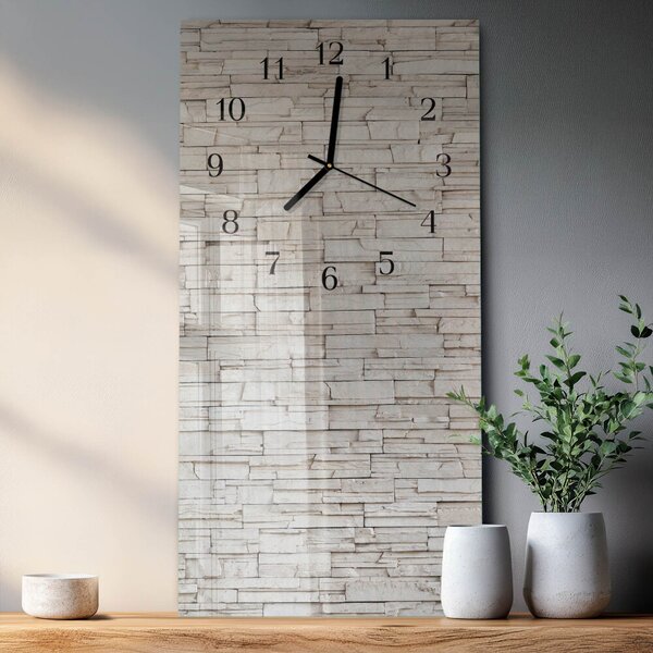 Skleněné hodiny vertikální Slínek zsppc-30x60-00177218