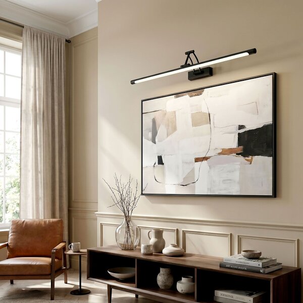 Toolight Rea, Koupelnové nástěnné LED svítidlo SWE027-1W 80cm Black, OSW-20126