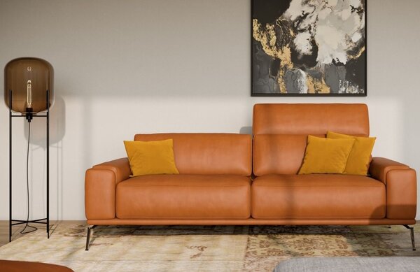 Miotto Skleněná stojací lampa Osolia 132 cm