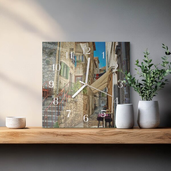Skleněné hodiny Avenue zskb-30x30-00085221