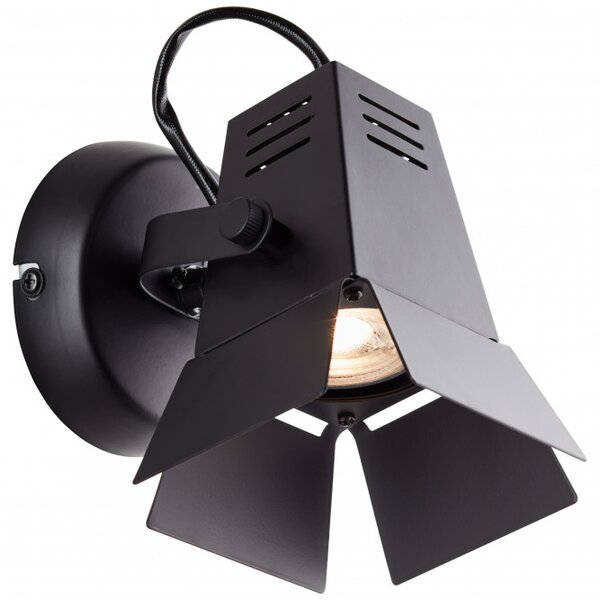Brilliant G08910/76 Nástěnné LED svítidlo MOVIE černé