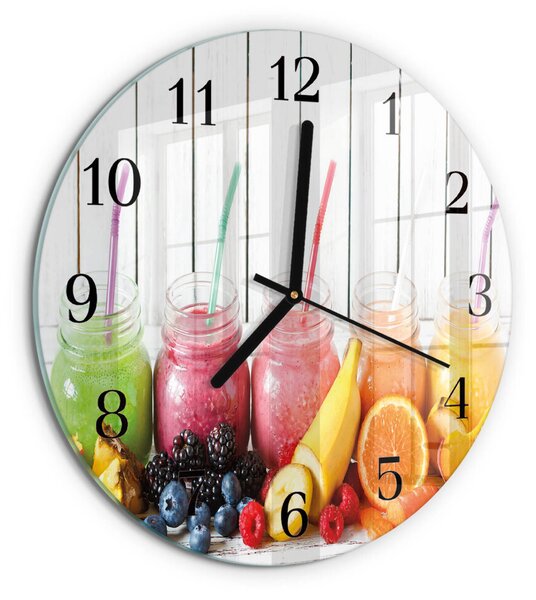 Skleněné nástěnné hodiny Smoothie zsoc-fi30-00181588