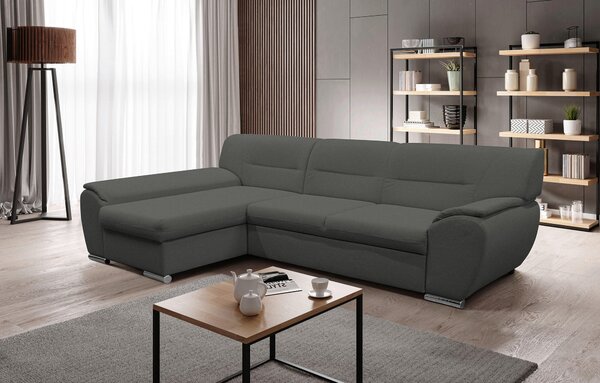 ROHOVÁ SEDAČKA, textil, šedá MID.YOU - Sedací soupravy, Online Only