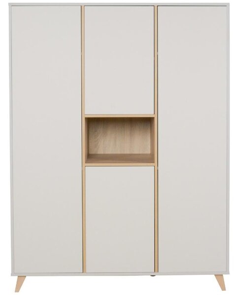 Béžová dětská skříň Quax Loft 190 x 143 cm