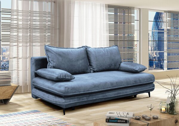 ROZKLÁDACÍ POHOVKA, textil, světle modrá MID.YOU - Rozkládací pohovky, Online Only